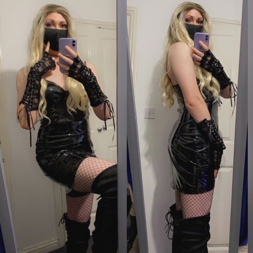 CynthiaVixen_xo's tweet photo. Back in black 🖤
Treating you all to some more of this dress, hope you like 🤭

#crossdressing #femboy https://t.co/dkRcmj9Aec