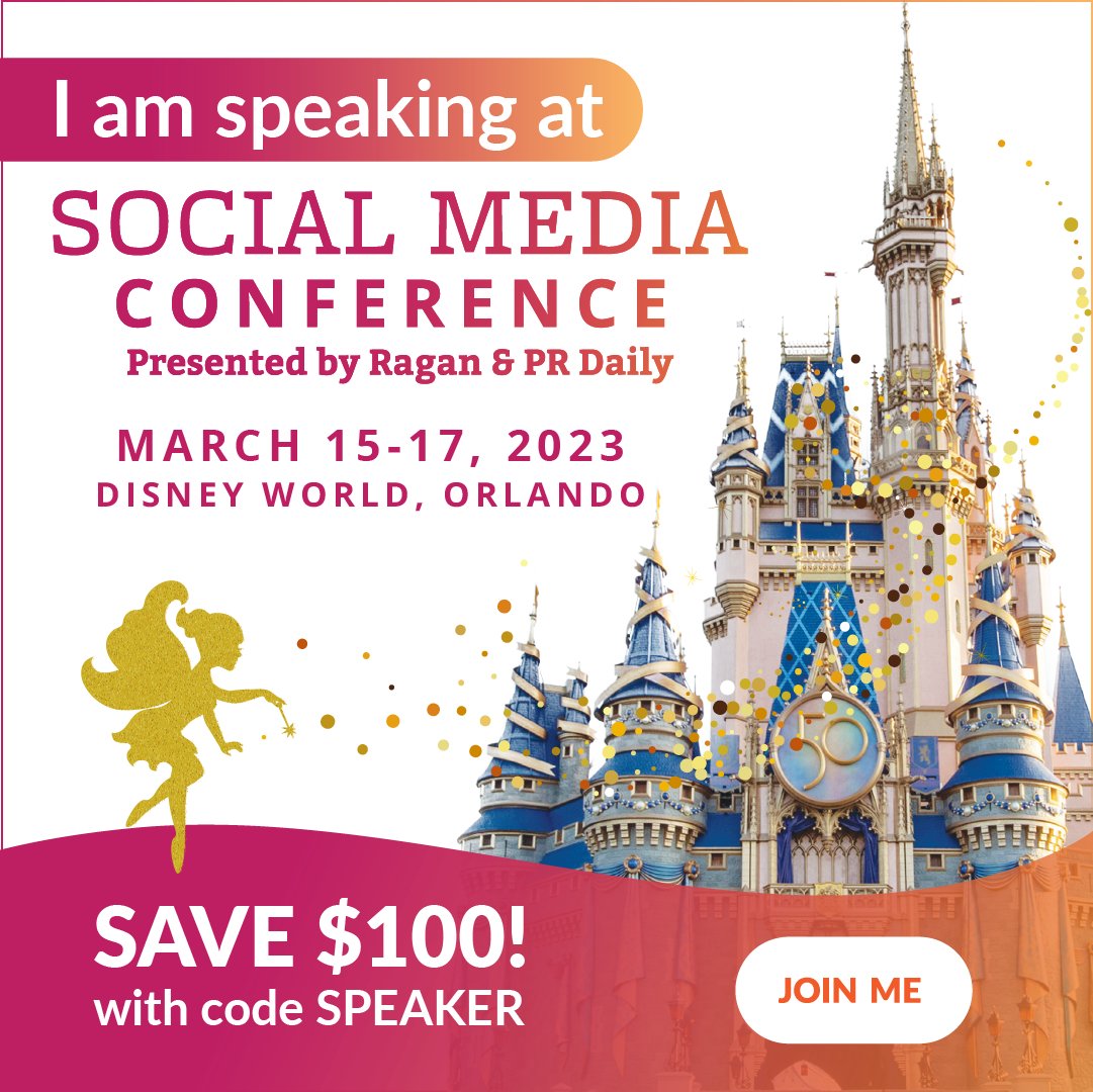 iamAndreJulian's tweet photo. I’m excited to be back @RaganComms Social Media Conference this week as a speaker to talk: data measurement, building trust, storytelling and more!

Say hi, let’s connect and hope to see you at my session on Friday, 3/17: https://t.co/oZshrpoHUm #RaganDisney @PRDaily https://t.co/OVDsH5lfMx
