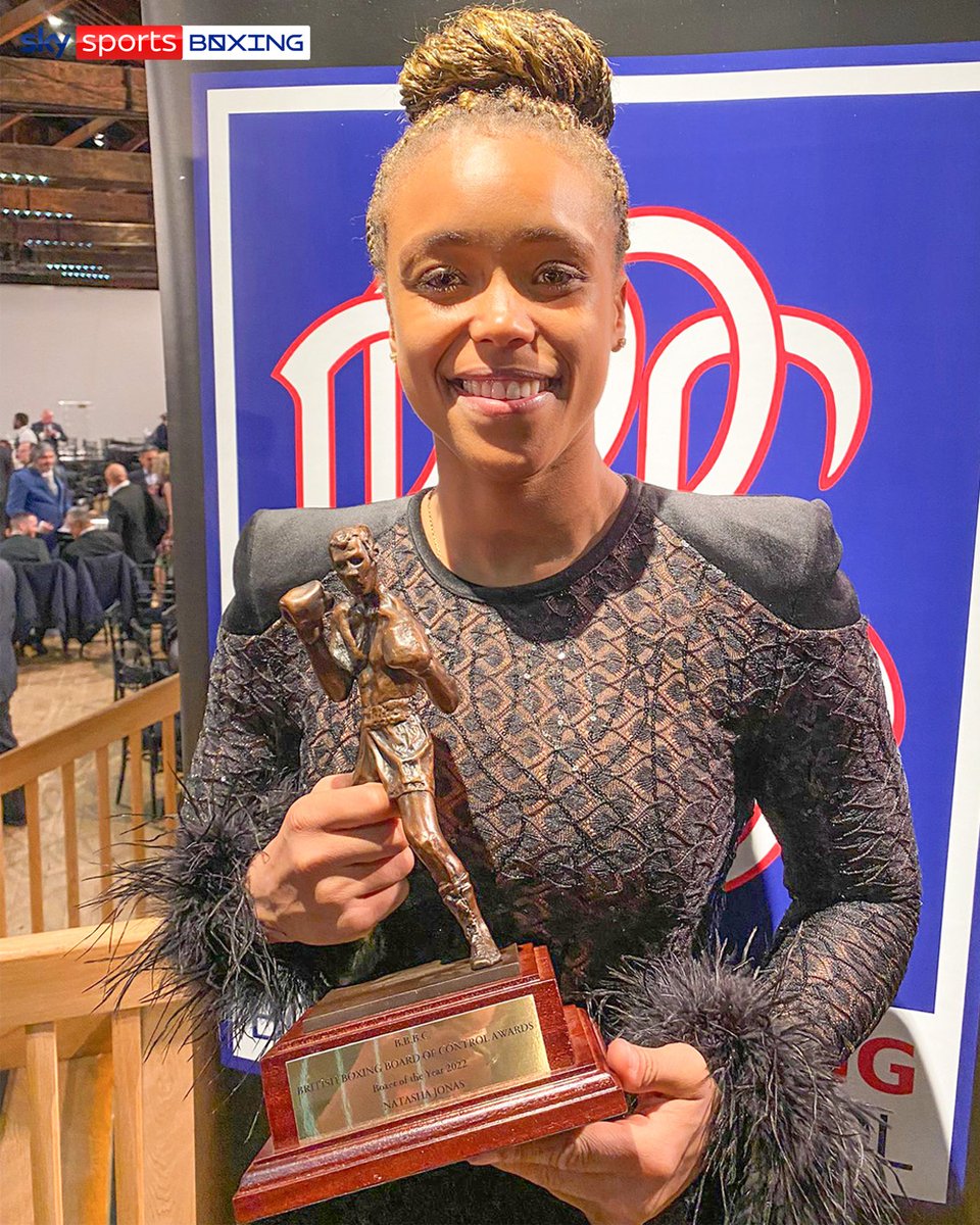 The first woman in history to win the British Boxing Board of Control's British Boxer of the Year Award ❤️ We're so proud of you, @TashaJonas 🏆