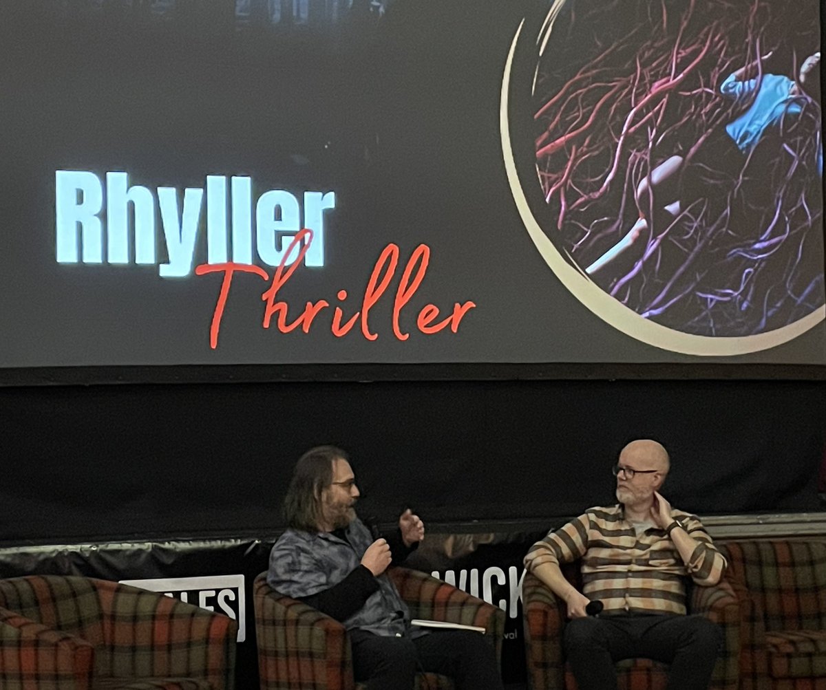 OffYGrid's tweet image. Thanks @rogwilliams for bringing #TheFeast to Rhyl. @Joio_TV @FilmWicked @BFIFilmAcademy