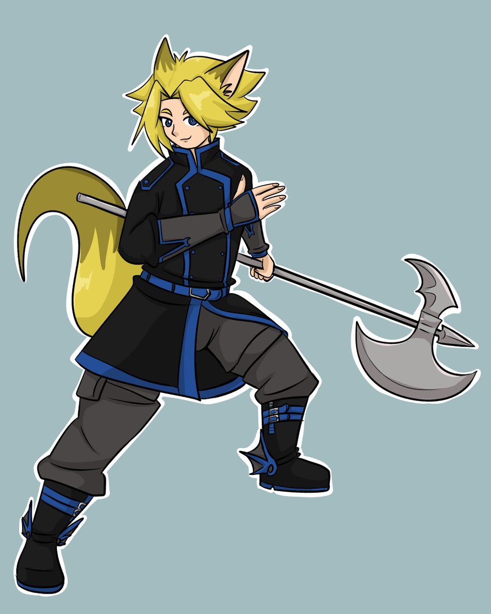 sawaanojutsu's tweet photo. So this year's #LFighter will accept male #OC as well so i did a new drawing for #Kamui, im still unsure if i will send him to this year tournament, but was fun to draw him again! #kitsune #zior https://t.co/CYJnBxLnds