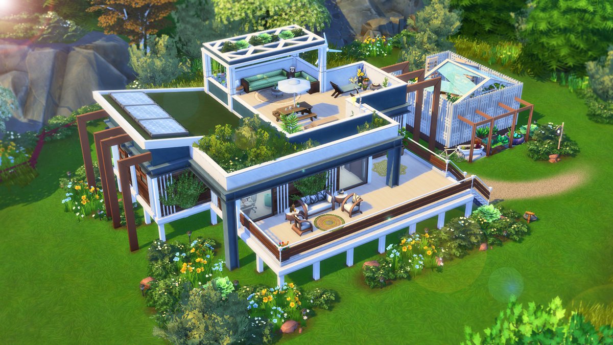 Hi... I've been gone for 114 days, but back with another build☺️

NEW BUILD - Gardener's Eco Abode 🪴
Speed build - youtube.com/watch?v=i-9PZu…

#Sims4 #ShowUsYourBuilds <a href="/TheSims/">The Sims</a>