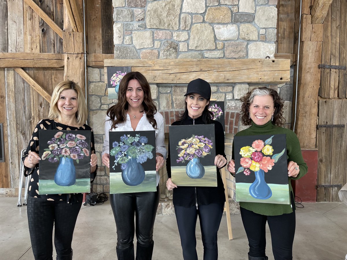 Art + wine = winning combination. Super fun getting creative &amp; enjoying a delicious tasting in this fabulous setting!

Check out <a href="/VieniEstatesInc/">Vieni Estates</a> + youandipaint.com for more. #weekend #eventplanning #Niagara #getaway #TTOT