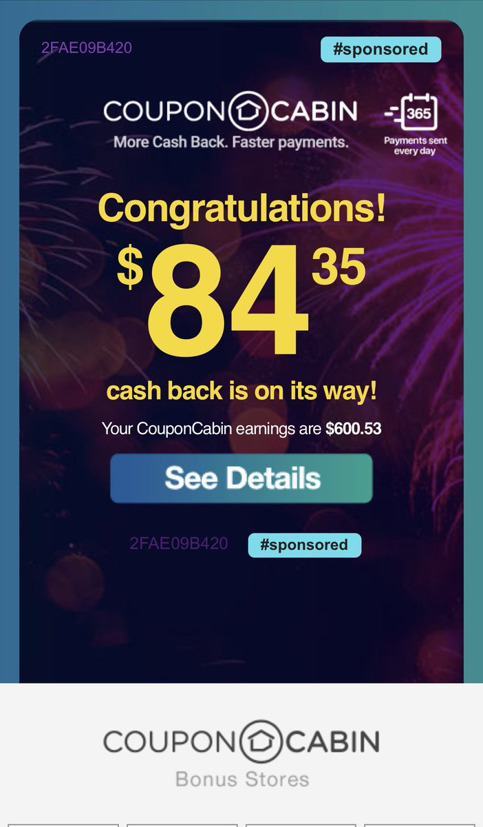 CM_Maven's tweet photo. Thank you @CouponCabin https://t.co/TVWeOWCx5f