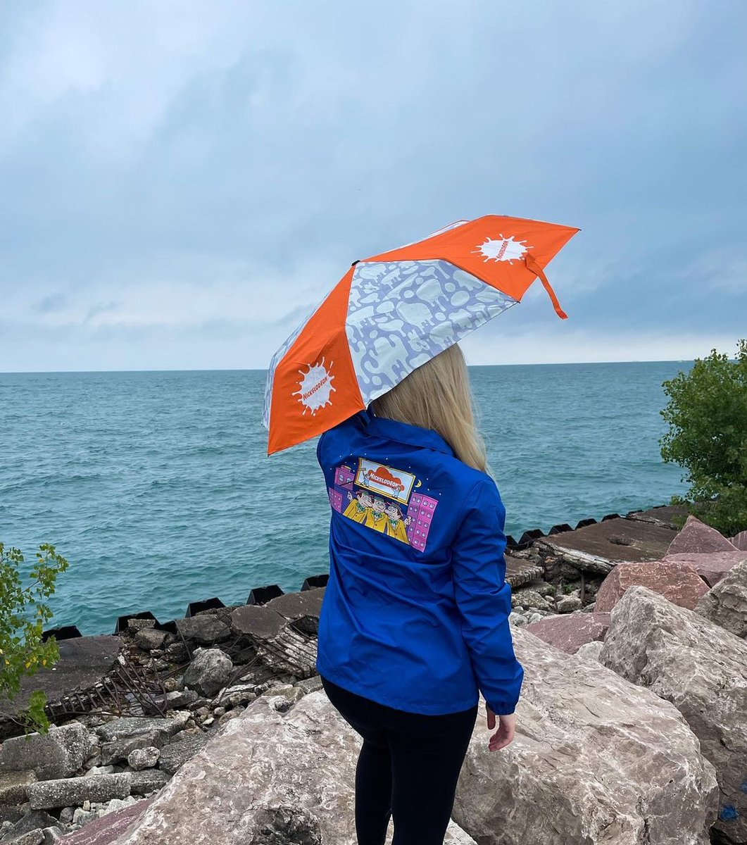 shopculturefly's tweet photo. Rainy days shouldn't bother you with your Nickelodeon umbrella and windbreaker! ☔️

📸 @invader_queso https://t.co/60wlHc1LT0