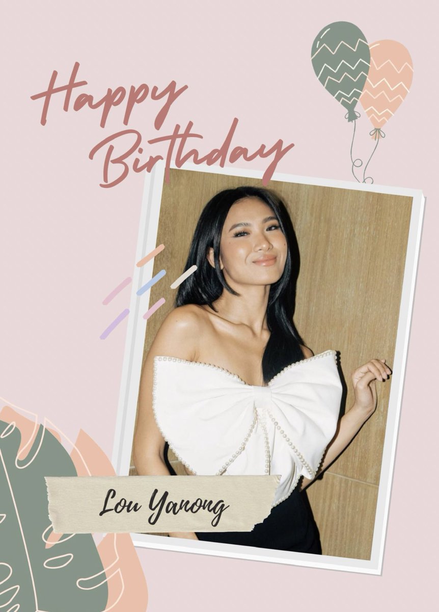 Be happy! Today is the day you were brought into this world to be a blessing and inspiration to the people around you! You are a wonderful person! May you be given more birthdays to fulfill all of your dreams!

FabuLOUsBirthday At26

<a href="/louyanong/">Lou Yanong</a>  | #LouYanong