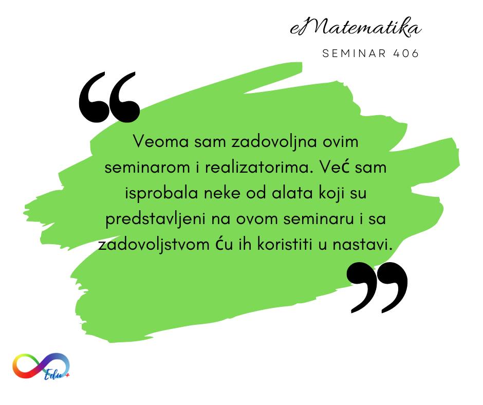 jecamis's tweet photo. 📢 Novi krug realizacije akreditovanog seminara eMatematika, a prijave se uskoro zatvaraju.

👇Prijavite se putem linku 👇

https://t.co/Wspkc1UgI9 https://t.co/fPZTdEeGrQ