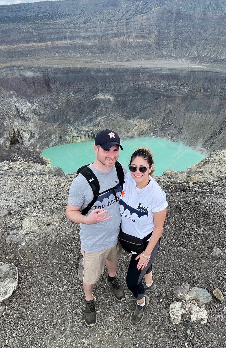 WeRunGame's tweet photo. When you visit the volcano 🌋😲 you should always RUN GAME 🤘 WHO’s ready to be back at The Juice Box cheering for The Champs? #TheJuiceBox #ChampTown #WeRunGame #SpringTraining #HTownTravel #astrostwitter https://t.co/bgJqzYqdfy