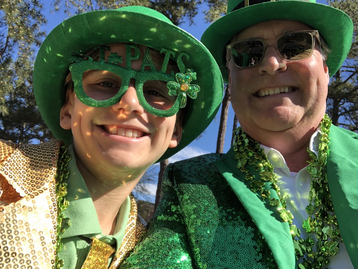 Rhett and I had a great time yesterday in tbe Pinehurst St. Patrick’s Day Parade! #goteamhardin #stpatricksday #moorecountync  #mooreconservatives