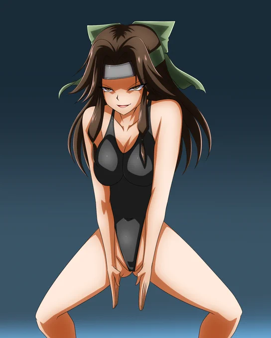 ちょっと息抜きのつもりで悪顔ハイグレ神通さん描いたよ 
