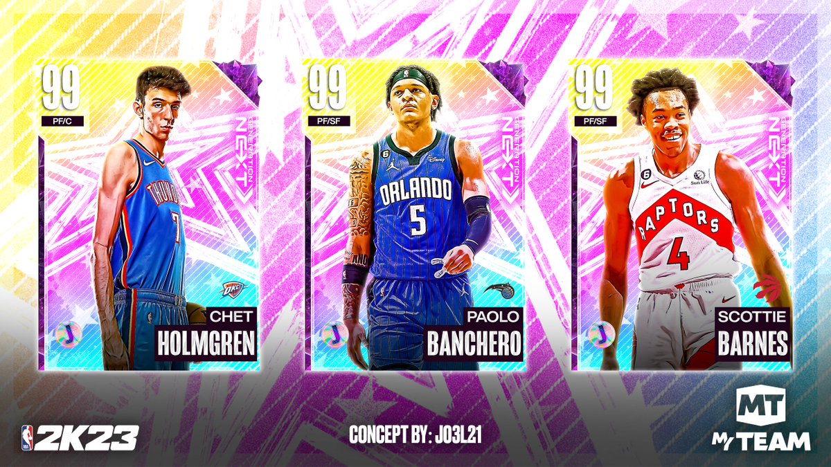 ⏩GENERATION NEXT⏩

With the surplus of young talent in the league, I've decided to put together a set showcasing the new generation of players. Which rising star do you want to see get an upgraded card❓