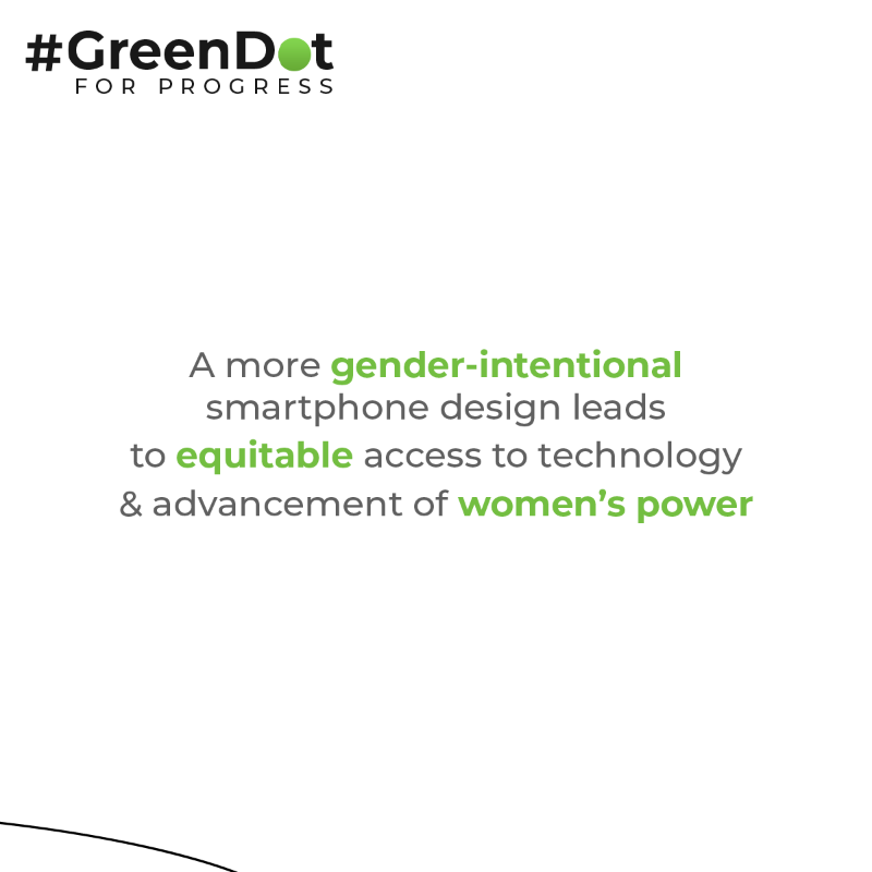 GatesIndia's tweet photo. Bridging the gender gap in digital literacy may become a challenge when devices like mobile phones, laptops etc. are designed with a generic approach. This #WomensDay, we are bringing attention to the need for designing inclusive devices. Swipe! #GreenDotForProgress #DigitALL