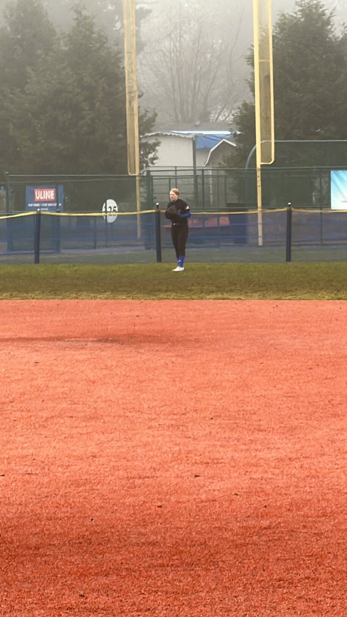 T90Softball's tweet photo. Not the best pic. But great to see our girl @AbbySeverse playing college hall this morning. Go get ‘em Abby. https://t.co/m5xwawoJWi