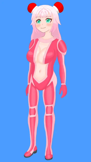あかしろさんの代理ちゃん(修正版)白目の影やらソールを描き忘れてた… 