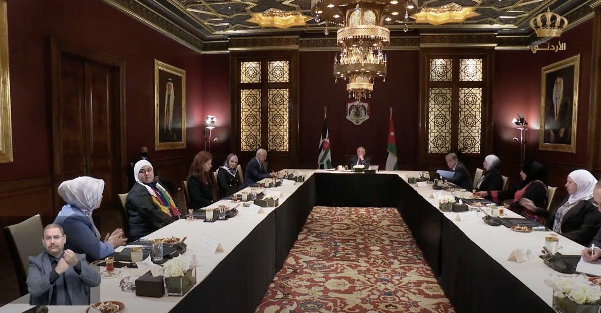 كان لشريكتنا المؤسسة <a href="/basmabdallah/">Basma Abdallah</a> شرف اللقاء بجلالة الملك <a href="/KingAbdullahII/">عبدالله بن الحسين</a> بمناسبة يوم المرأة العالمي مع مجموعة مميزة من السيدات الأردنيات الرائدات. نود أن نتوجه بالشكر والعرفان لجلالته والديوان الملكي العامر <a href="/RHCJO/">RHC</a> على الدعوة والاهتمام المتواصل بالمرأة الريادية ودعمها للنجاح