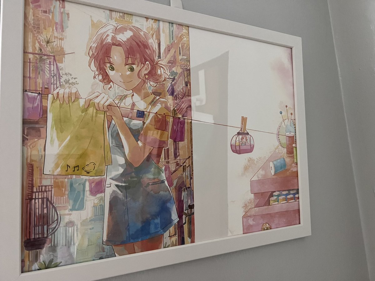 ssybaoken's tweet photo. ภาพวาดของพรีหมีหมอกจากงาน #sprinklesparkle มาถึงแล้ว 🫠🫠 ทุกชิ้นคือฮีลใจมาก ดีใจมากที่ได้เจอพี่หมอก ตื่นเต้น ตื้นตันปนๆกันไปหมด งานทุกชิ้นตรงนี้ทางนี้จะดูแลมันให้ดีที่สุด มีอีก 3-4 รูปที่ยังไม่ได้แกะอีก✨ https://t.co/l7PACorLUv