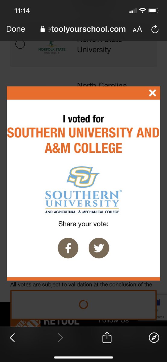 BigMikefromRom1's tweet photo. @PhatPha88040707 @SouthernU_BR @HomeDepotRetool @offmilesss @SUBRSGA @MCdaRealKang @BEAUX_Tillery @JaguarsWBB @southernu_bowl @SUJag79 @SouthernUsports @SU_HumanJukebox @SUsoftball_ @JaguarHoops @SUProwlAsOne @LilKimtheTR1 @Su_codeblue We need to vote non stop

#RYSSUBR https://t.co/hTjab93Qhn