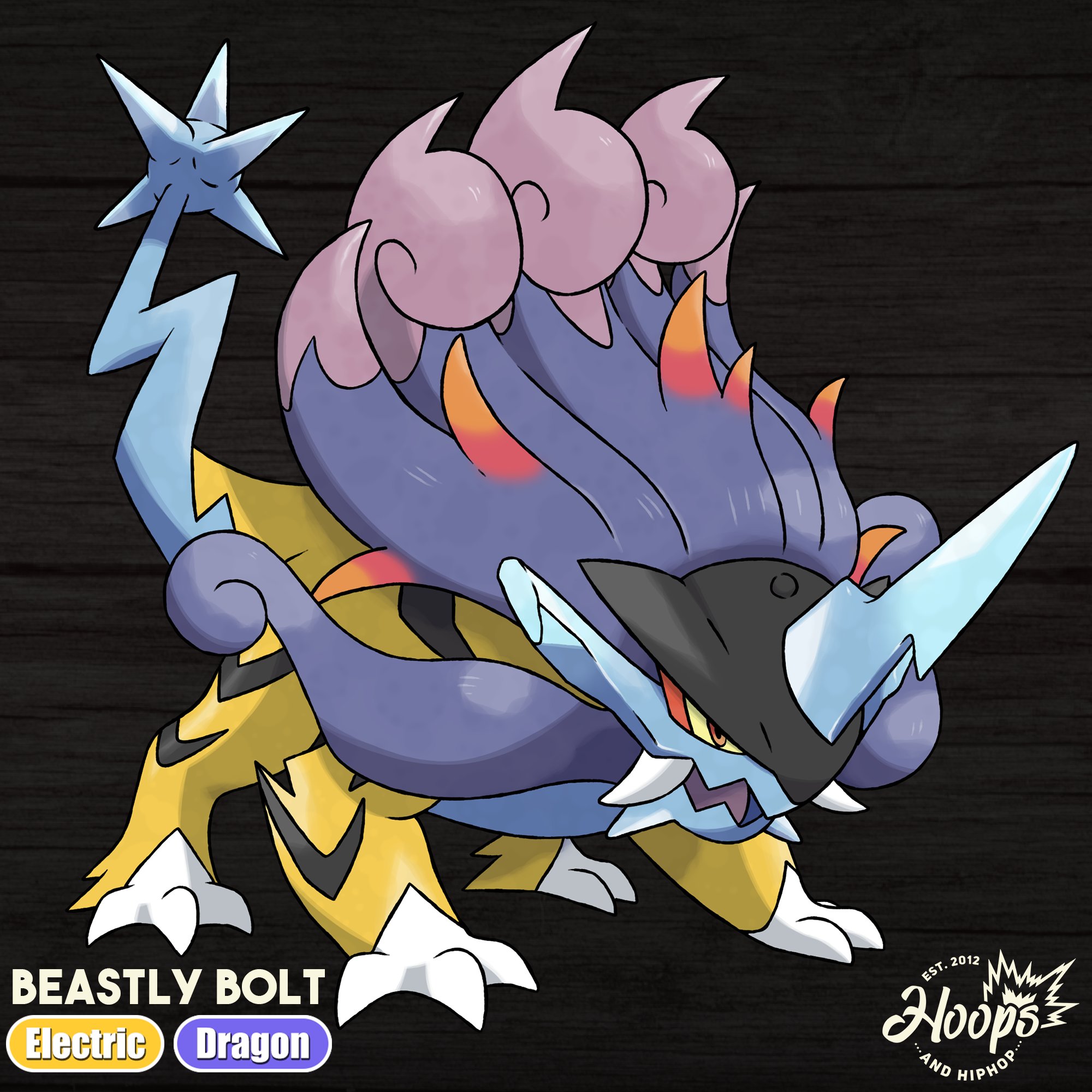 HoopsandHipHop on X: PARADOX RAIKOU ⚡️ Beastly Bolt is a Paradox Form of  Raikou I created for my latest  video, where I gave the rest of the  Legendary Beasts and Swords