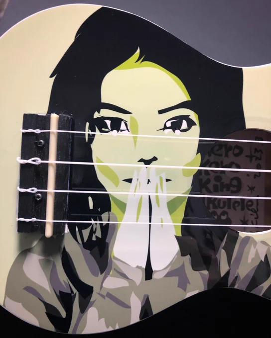 キハラフェスの時に作りたいけど絶対買う人おらんやろー…と思って諦めたウクレレを今回は作ってます。売れ残っても自分が欲しいやつ…w#hmvキチレコ2023 