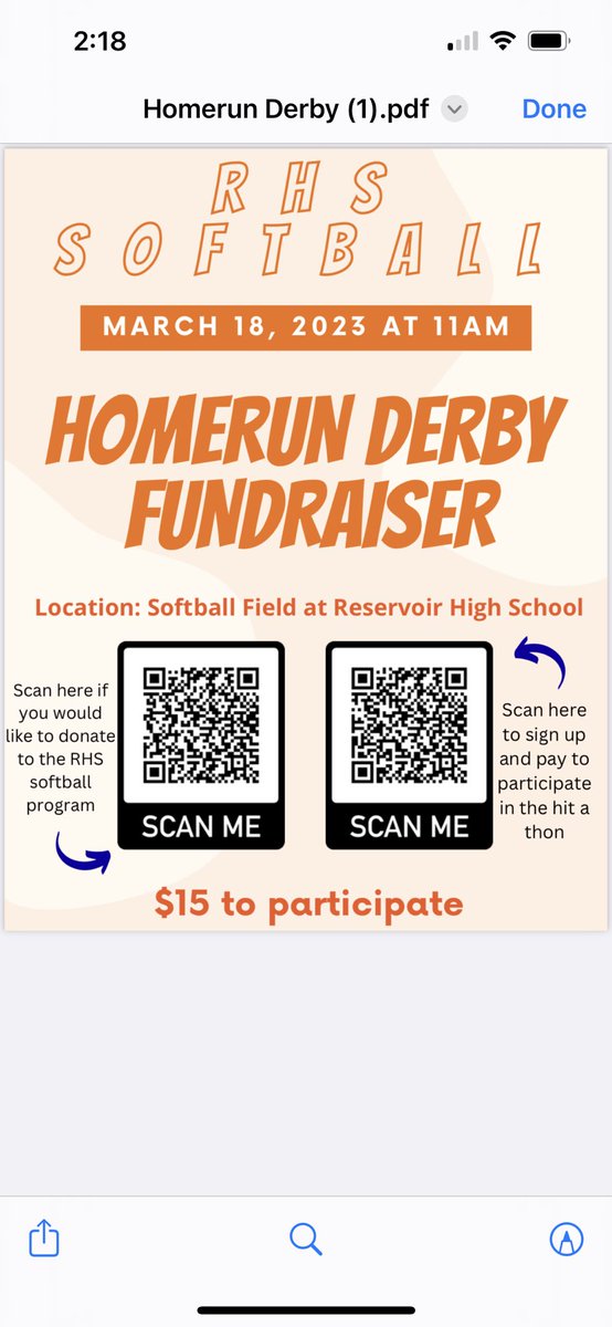 RHS Softball (@reservoirsb) on Twitter photo RHS is hosting a HOME RUN DERBY on Saturday, 3/18 at 11AM! <a href="/rhsboosters/">Reservoir High School Boosters</a> <a href="/hcpss_rhs/">Reservoir HS</a> RHS is hosting a HOME RUN DERBY on Saturday, 3/18 at 11AM! <a href="/rhsboosters/">Reservoir High School Boosters</a> <a href="/hcpss_rhs/">Reservoir HS</a>