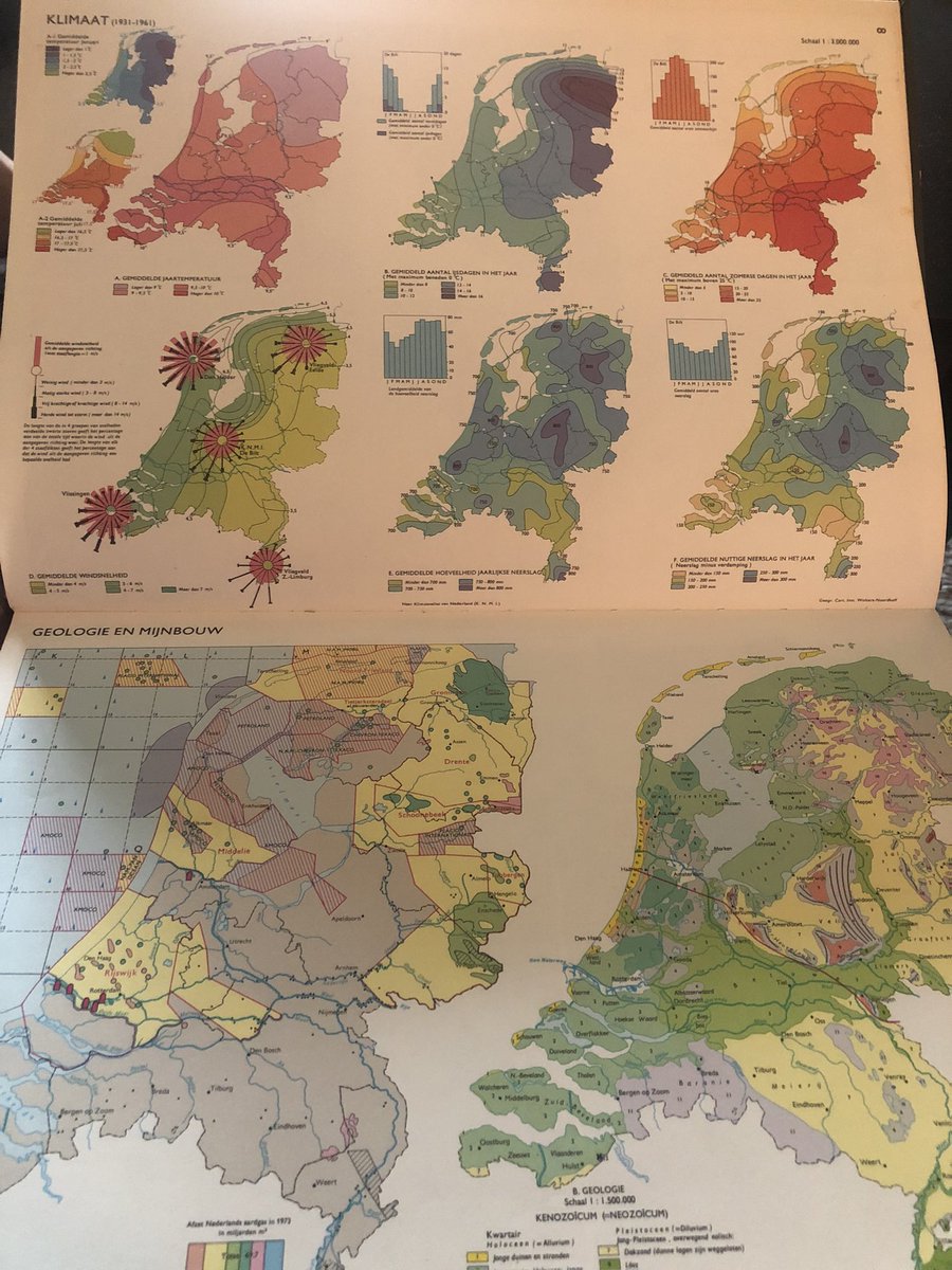 martenhogeweg's tweet photo. My first #gis. Every kid starting middle school in #NED had one of these: de Grote Bosatlas - the big boss atlas :-) made me the #geonerd I am today
This is the 1976 edition with some freeways marked as ‘future’. I used to drive those in that future on my way to @esrinederland https://t.co/5O9YYTu0Ce
