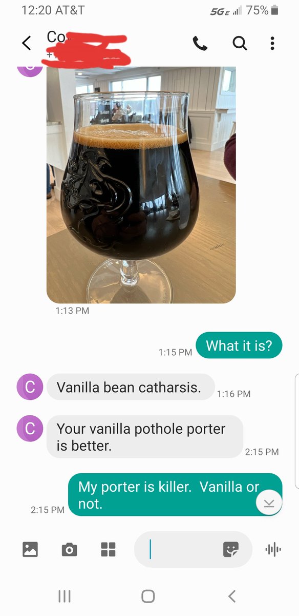 Lilcampibrew's tweet photo. I make a helluva porter.  Pic &amp; review.  #craftbeer #craftbrew #homebrew #beer #drunk #southshorebeer #pothole #porter https://t.co/xDhtiacAWo