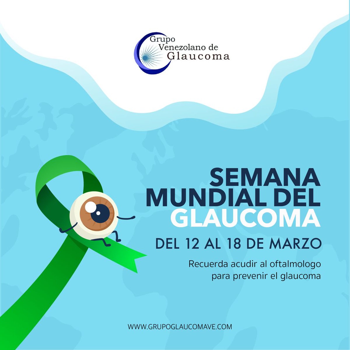 SEMANA MUNDIAL DEL GLAUCOMA del 12 al 18 de Marzo.
En el mes de marzo se celebra la Semana Mundial del Glaucoma, con la finalidad de prevenir a nivel mundial el deterioro de la visión por causa de esta enfermedad.