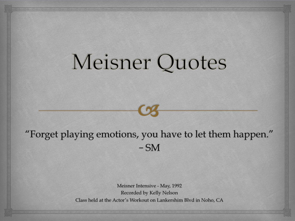 #Actor #Meisner #OscarSunday #Oscars @TheAcademy