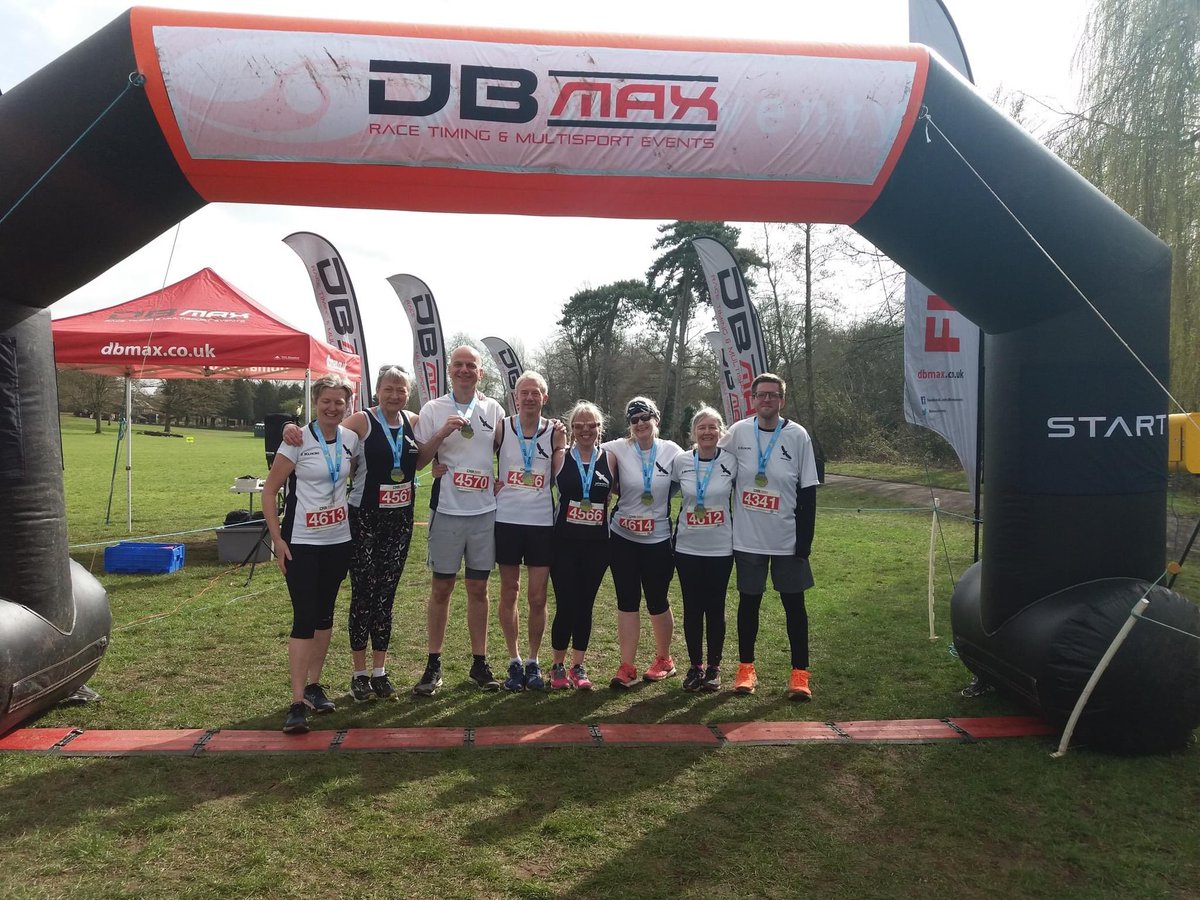 Our small flock of Eagles that ran the Chippenham Spring 10 miler organised by @dbmaxevents this morning! By the size of their smiles, you know they enjoyed themselves! 🦅🦅