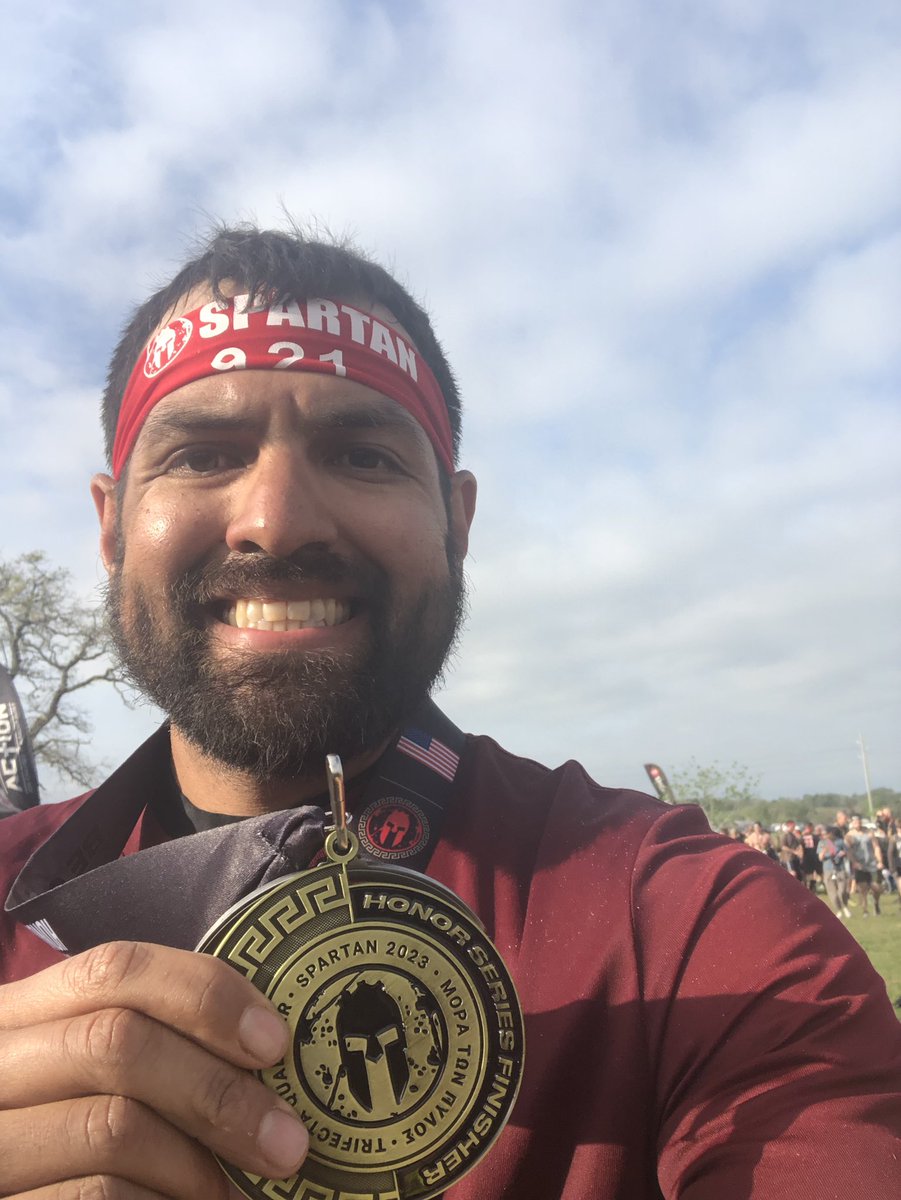spidergeorge's tweet photo. First race of the year today! Set a new PR for my Spartan Sprint by 12 minutes! Today was a good day! https://t.co/nEOXjLFGSx