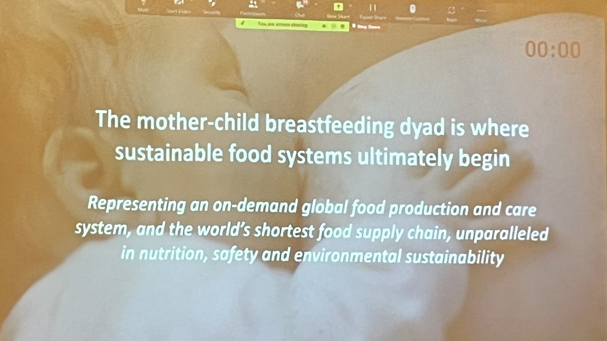 KatiePNutrition's tweet photo. #WBC4 #WBC2023 breastfeeding needs to be considered in sustainable food systems- @PhilBakerNZ https://t.co/mEU1jIyNFu