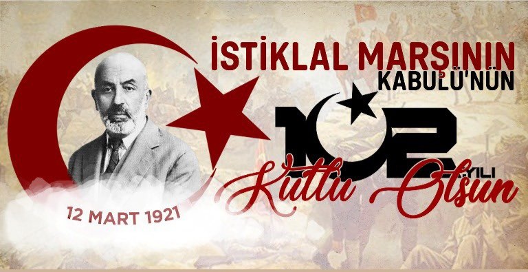 🇹🇷🇹🇷🇹🇷#istiklalmarsı102yasında #MehmetAkifErsoy