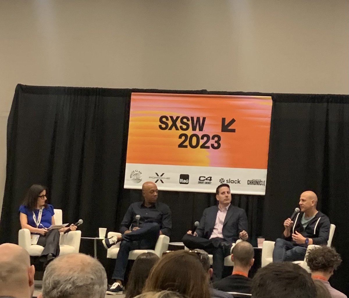 digennaro's tweet photo. #TeamDGC kicks-off #day3 at #SXSW2023 with a session on digital media deals with @jtoonkel of @WSJ, @chudson of @PrecursorVC, @roylschwartz of @Axios and @Brentweinstein of @candlemedia https://t.co/L4hey8Cxfn
