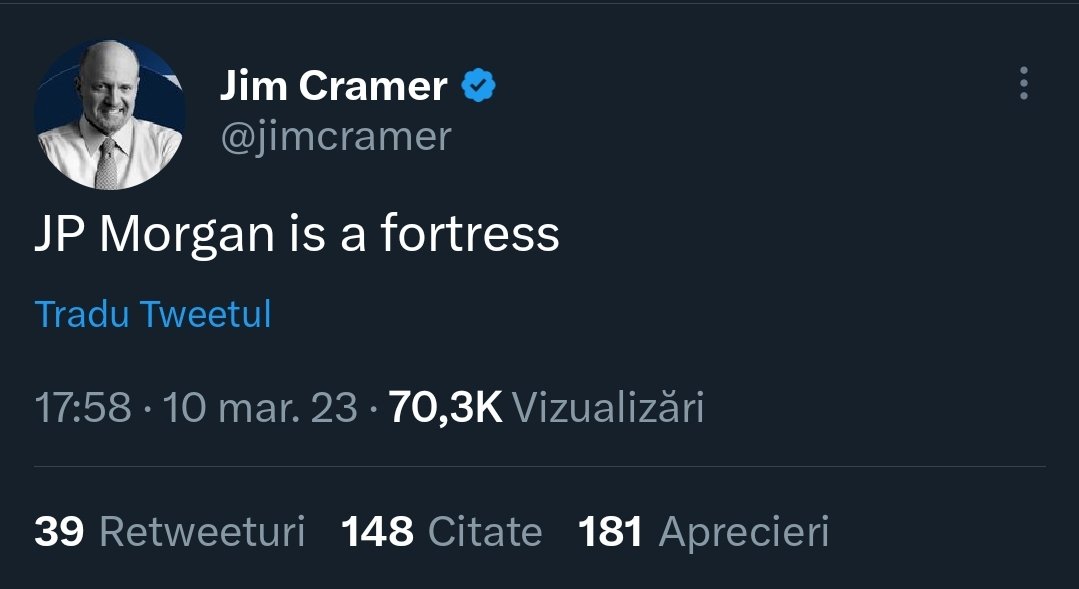 Matu1M's tweet photo. @cosminsroman JPM pentru ca ... https://t.co/6L6qiC07DL