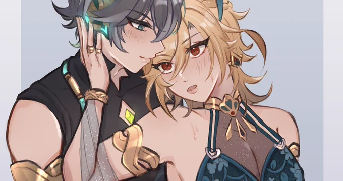 Spicy alternate vers on my Patreon :3c #haikaveh #アルカヴェ  