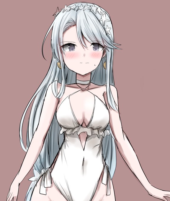 水着狭霧ちゃん。 