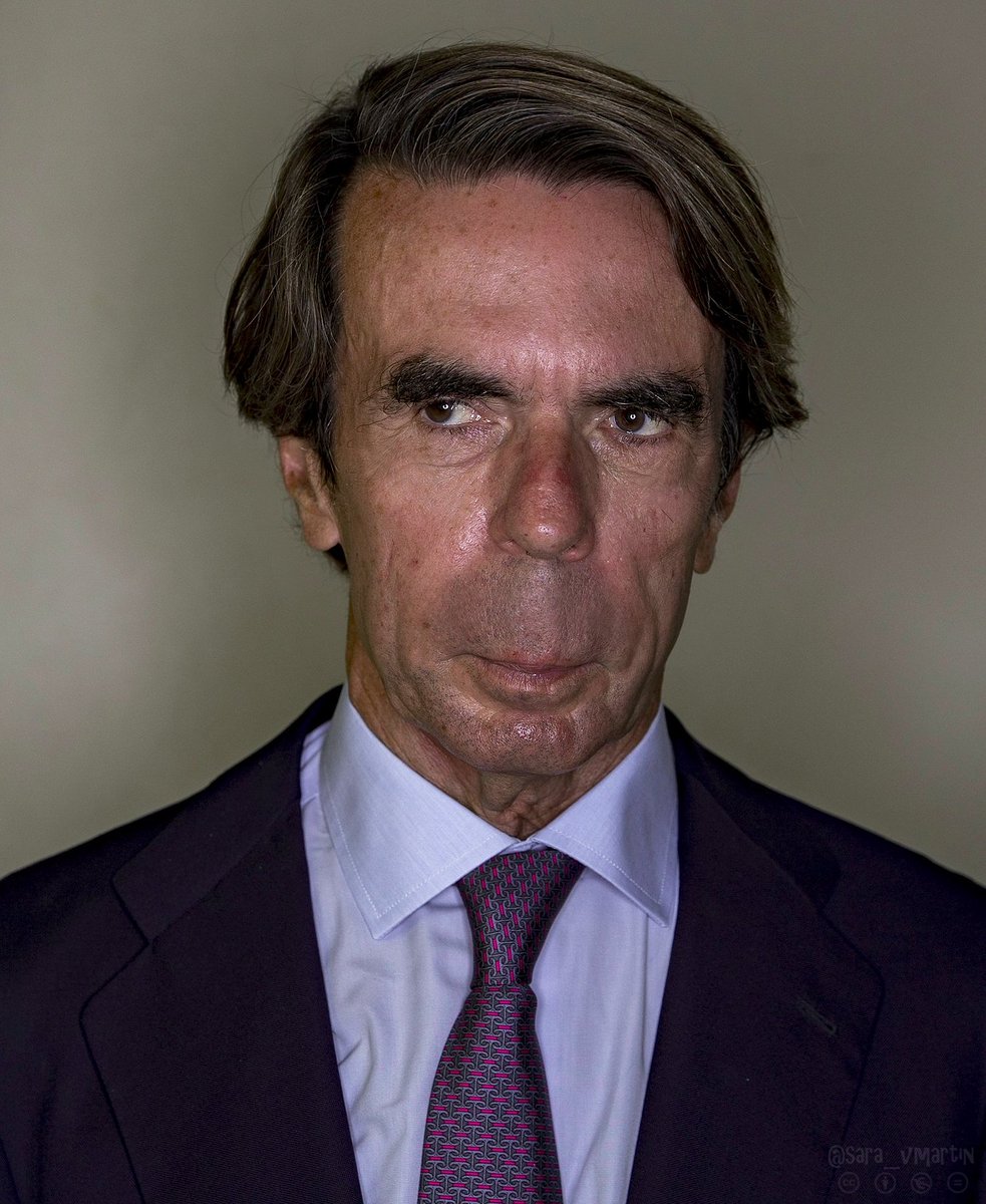 sara_vmartin's tweet photo. No me acostumbro a ver a Aznar sin bigote. https://t.co/cOTDZ4uGLa