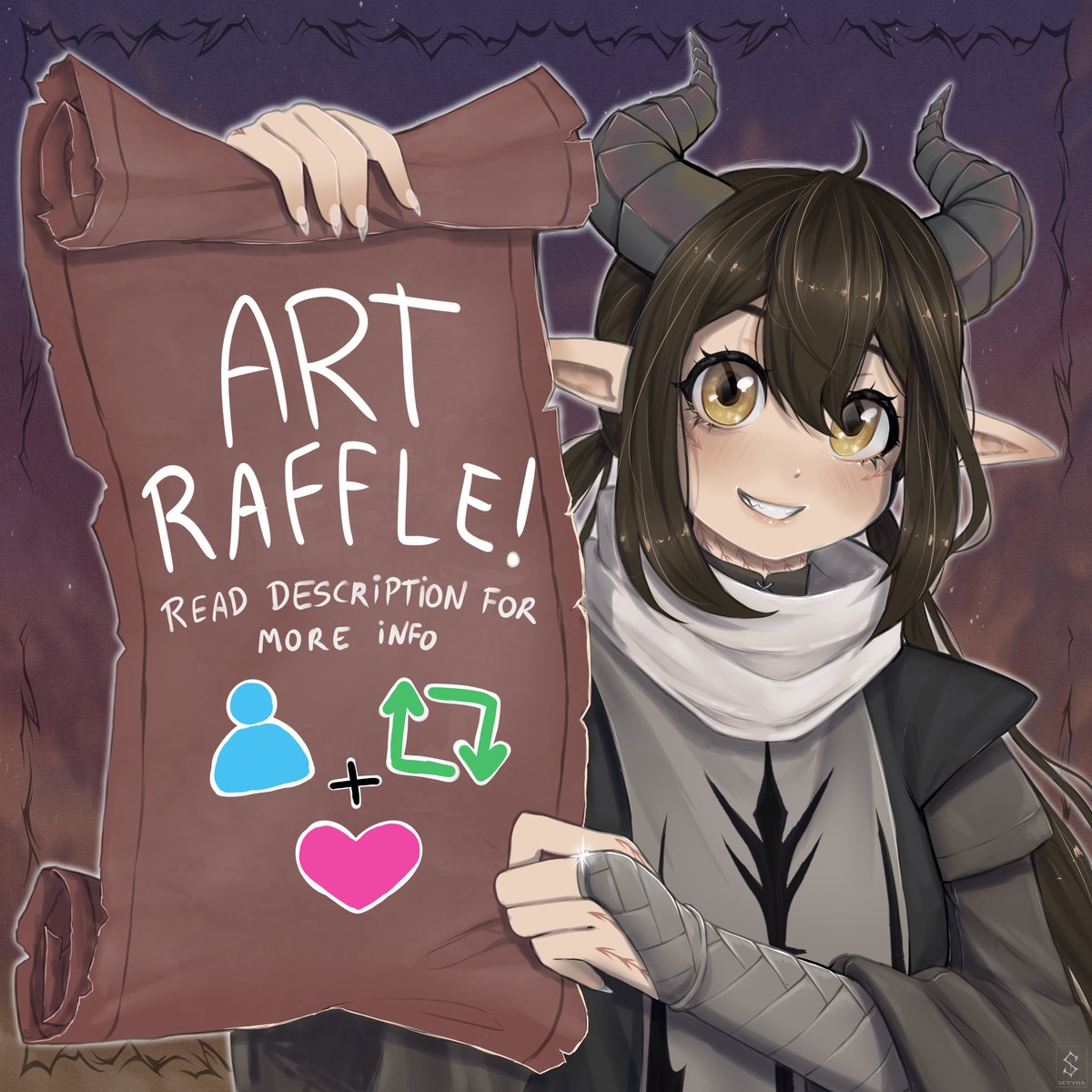 setynaart's tweet photo. • 200+ RAFFLE! •
Thank you all so much! ^w^
Next goal: 300 followers
• Prize •
Full painting art
• Rules •
Follow me
RT this post
Like this post
Comment a SFW character reference (Optional)
• Ends on March 30th!! •
#raffle #art #setyna #DigitalArtist https://t.co/B4NoSOXyxX
