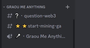 TCryptomonnaies's tweet photo. Infos pratiques :
- Le GMA se passera dans le salon 🎤#GraouMeAnything
- Pour participer au #Giveaway il faut avoir le rôle minimum "MiniVox" qui s'obtient en quelques minutes en s'inscrivant, puis laissant quelques messages dans le canal #GraouGeneral (pas de spam svp) https://t.co/Syy0IwbAPX