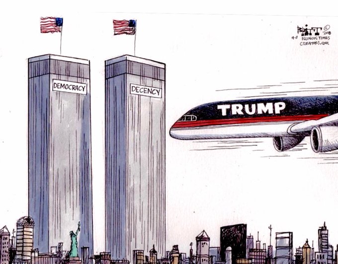 Peterabarker On Twitter TFG TrumpCult TrumpisaNationalDisgrace Trump Normalized The Most 