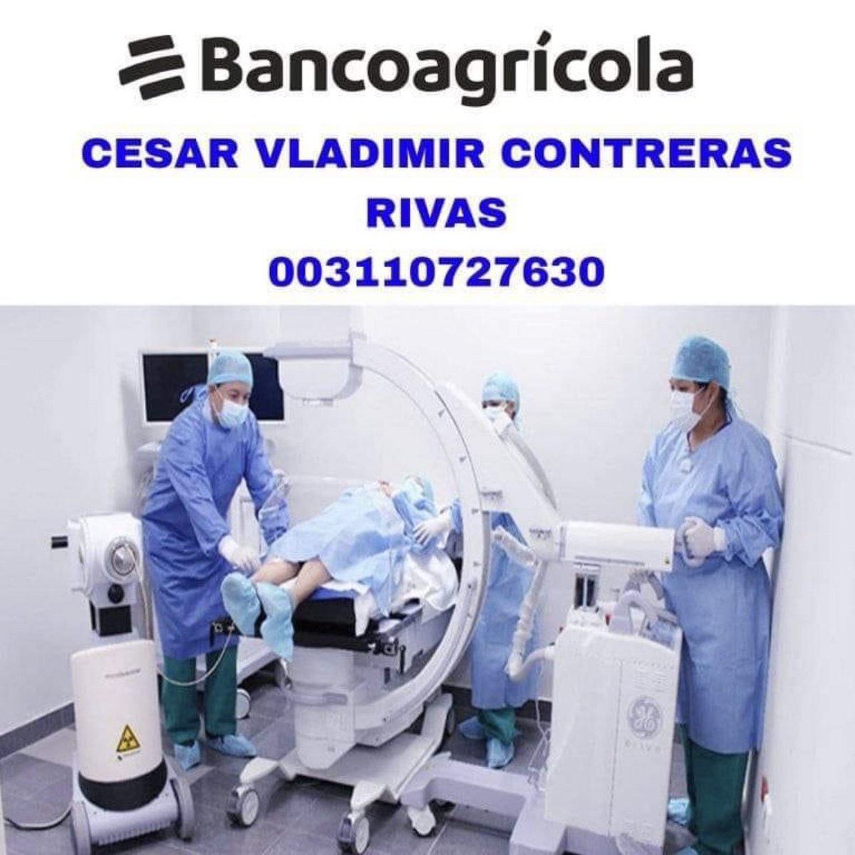 florgranadosg's tweet photo. Ayúdemosle al payasito Rin Rin, todos hemos pasado por momentos de angustia y hoy esa familia nos necesita. Hasta $1 sería de mucha ayuda. Da más felicidad dar que recibir🤍🙏🏻 https://t.co/RFLHQJO9Yz