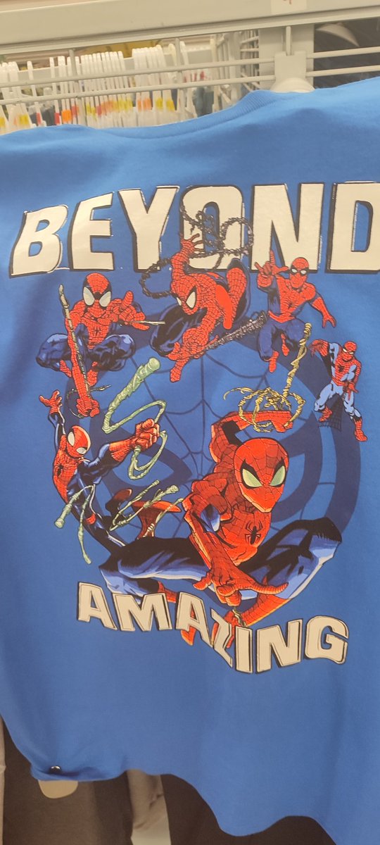 SpiderGamez's tweet photo. Que belleza de playera me traje de la Sori. #SpiderMan #beyond #spidermanbeyond https://t.co/jqoc48MQQx