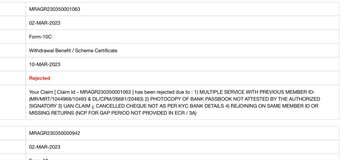 I_am__Chandresh's tweet photo. @socialepfo @byadavbjp @Rameswar_Teli @LabourMinistry @mygovindia @PIB_India @MIB_India What is the issue ? 4 time rejected 😓 https://t.co/DjlAKSWt94
