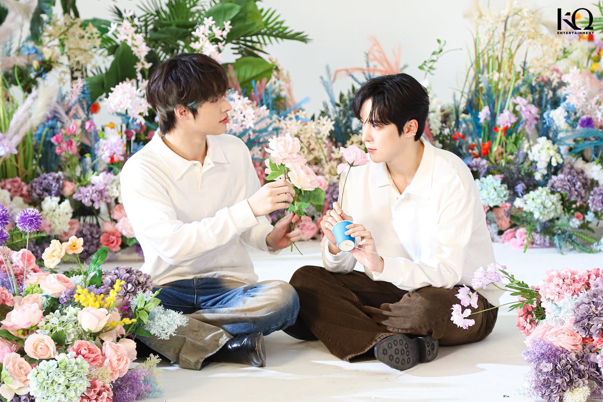 “yvn?”

“h-hm?”

mxngx chuckled. “you’re staring again.”

“oh, i’m sorry. it’s just that… beautiful.”

“yeah, we picked the right theme for our wedding hm? All the flowers are so beautiful.”

“Yeah beautiful...” replied yvn while still staring at mxngx.