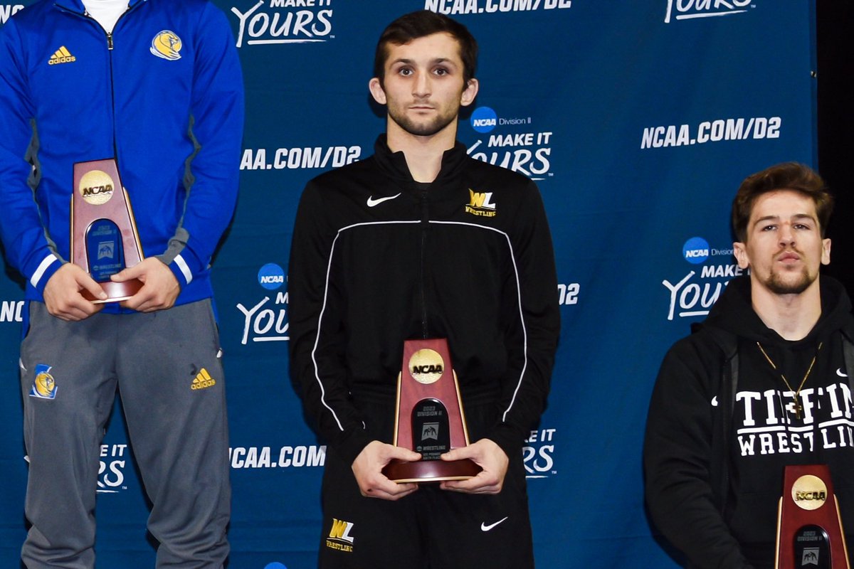 WLU_Wrestling's tweet photo. Our All-Americans on the podium 🏆

#ClimbTheHill https://t.co/Nsfmw70eb7