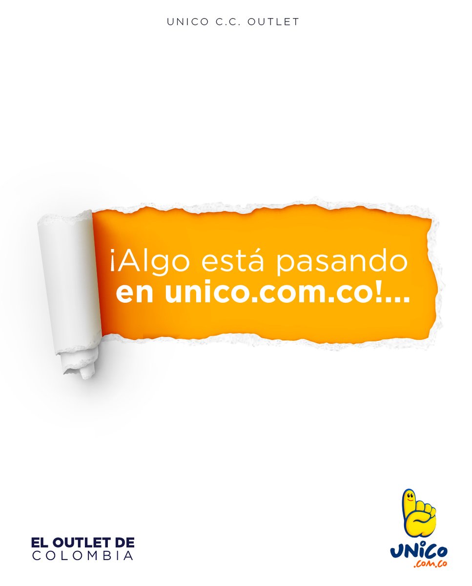 unicooutlet's tweet photo. Algo está pasando en https://t.co/y9AU3IgxTN 🤯🤔
Descúbrelo muy pronto...
#MegaOutlet #ElOutletdeColombia💛 #MegaOutlet #colombia #tuoutletaunclic #ElOutletdelOccidenteColombiano #ElOutletdelaCosta #comprarloquequieroesunico ☝ https://t.co/7yu5lSWDEL