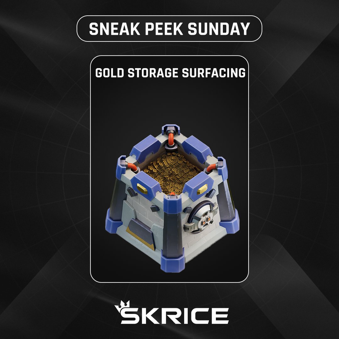 Sneak Peek Sunday!

This Gold Storage unit has a fine surface to it so you can see most detail of that precious gold!

#heroesofmavia
