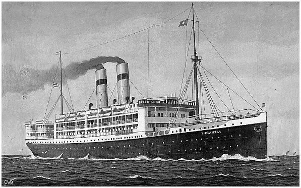 SSEW1914_1918's tweet photo. De Duitse 'UB-13' torpedeert vandaag in 1916 het passagiersschip ss 'Tubantia' van de Koninklijke Hollandsche Lloyd. De 'Tubantia' is het grootste neutrale schip dat door de Duitsers wordt getorpedeerd in WO1. Alle opvarenden worden gered. Het leidt tot veel woede in Nederland. https://t.co/1nozfiG9He