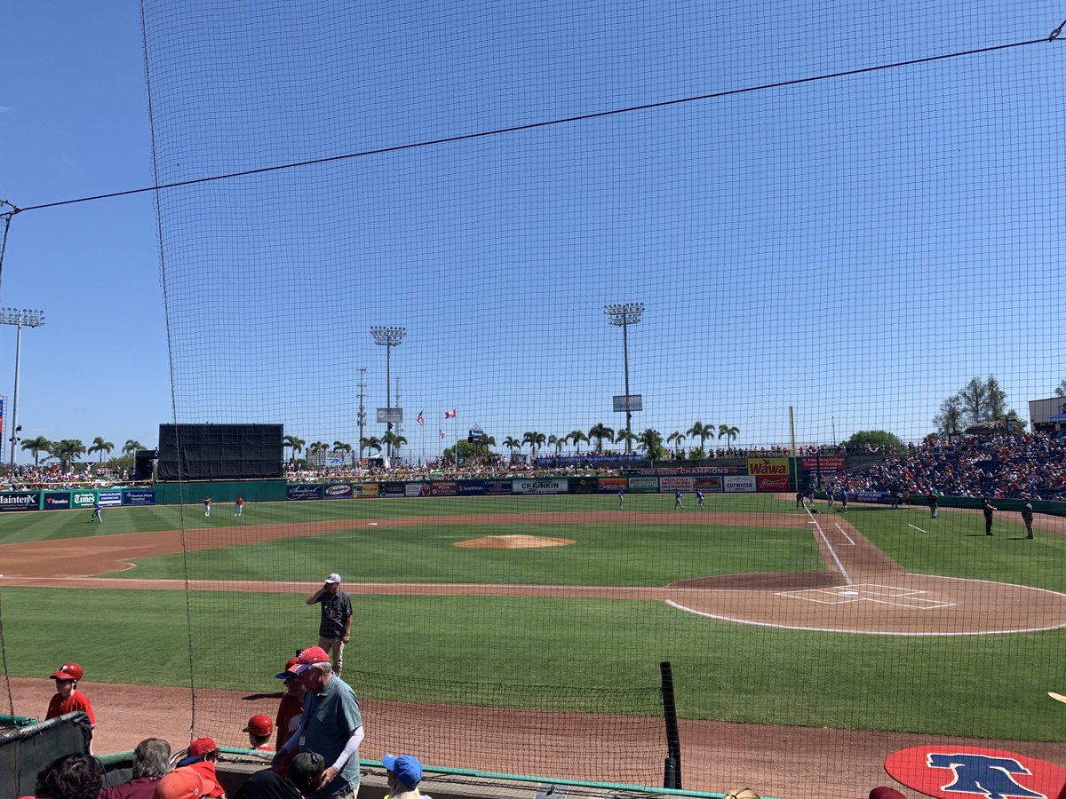 rossi_chip's tweet photo. Spring Training in Clearwater. Beautiful facility. Go Phils!! https://t.co/rZx7JKUSP2