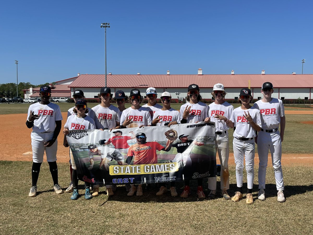 PrepBaseballFL's tweet photo. Congrats to Team PBR on winning the #14uStateGames 🏆 😎

‘27 Keagan O’Brien walks it off with an RBI double https://t.co/zSuDLHrh3l
